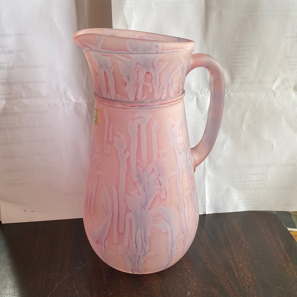 Hand Painted Pitcher by Ilanit in Jerusalem